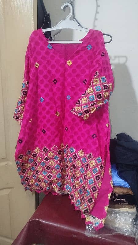 jamawar gharara full flair,with shirt 1