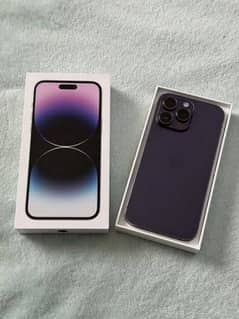 i phone 14pro max jv lla deep purple 128gb