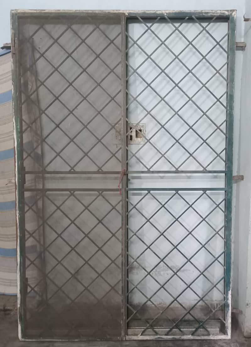 91 inches x 61 inches, Strong iron Grill Door for Tarce Balcony Mumty 8