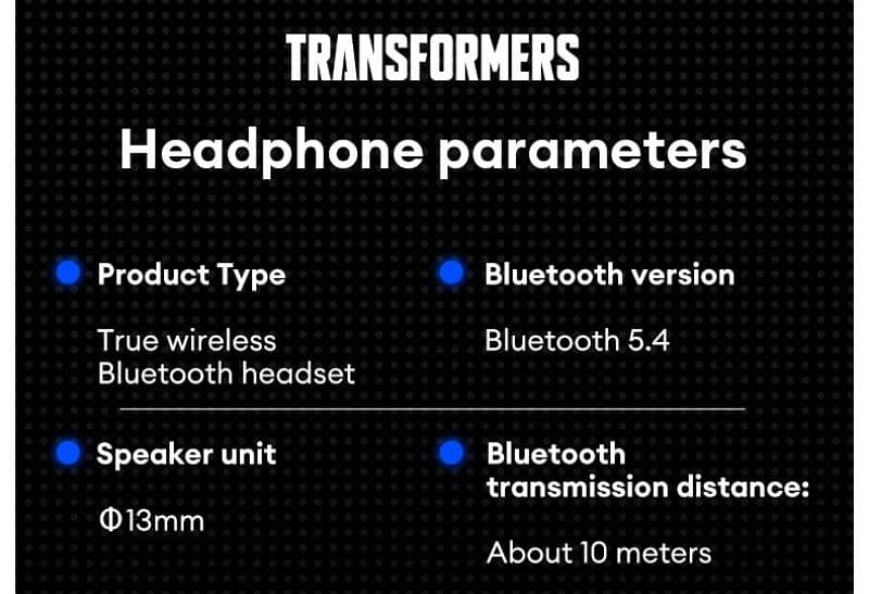 Genuine TRANSFORM TF-T51 Bluetooth Wireless Earphones special edition 3