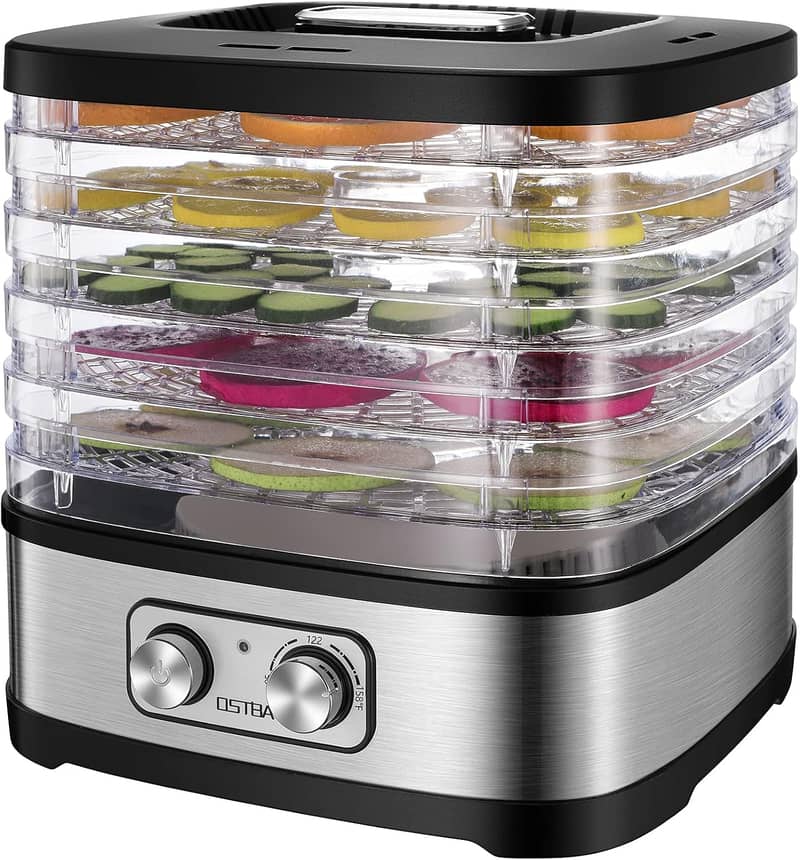 OSTBA Food Dehydrator 240W with 5 BPA-Free Trays – Imported from UK 0