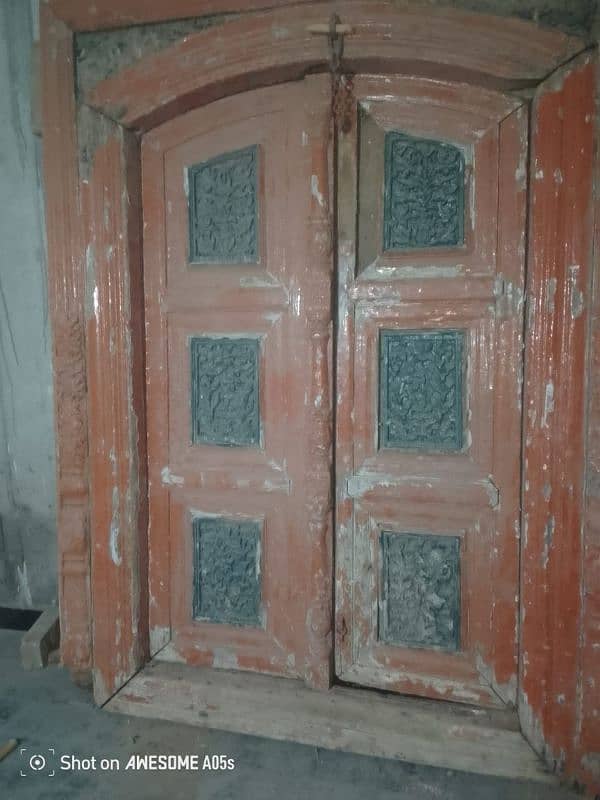 Orignal Diyar Solid Wooden Door with Chokhat 0