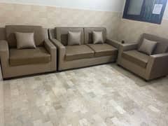 premium luxury Leather  sofa  set 5 siter