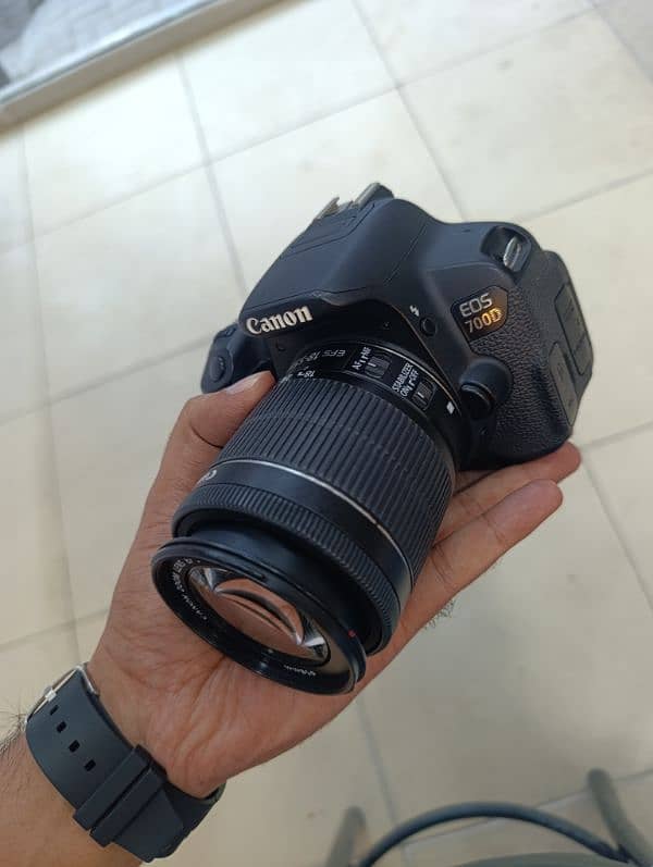 Canon 700D with 18-55mm 3