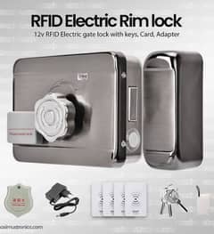 electric door lock main gate card access rim security lock main gate