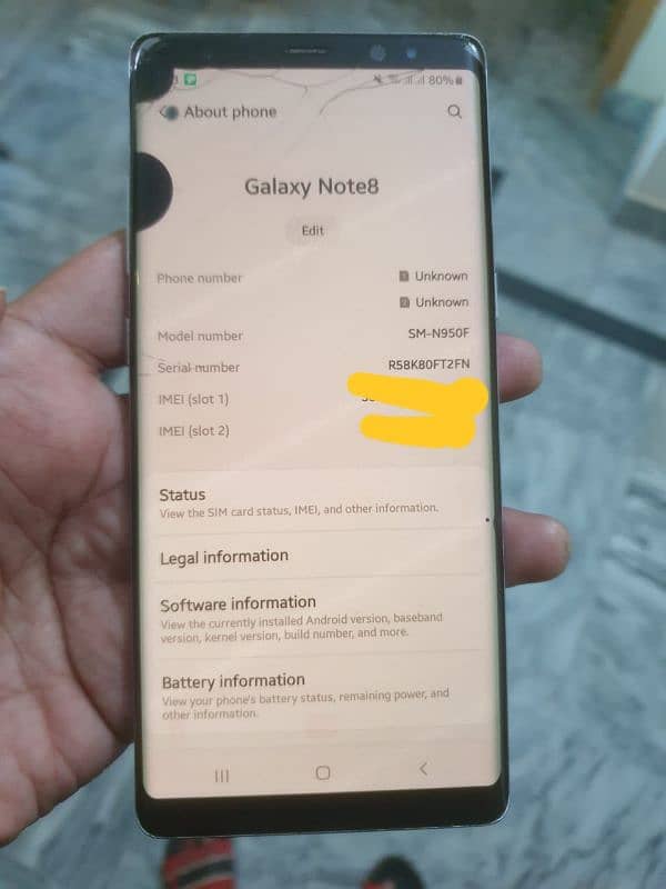 Samsung Note8 Dual sim Pta aprvd Official 6