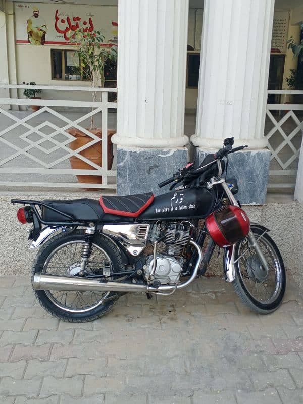 Honda CG 125 - File kaghaz nmbr plates by hand - 130k 0