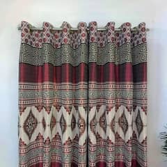 1 pc valvet printed indoor Home curtains Free home delivery