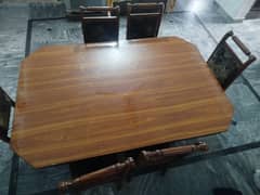 Dining | Six seater Dining table | 6 Chairs | Solid Wooden | Furniture