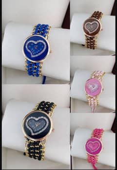 Elegant Women's Heart Shape Watch