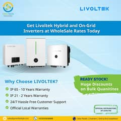 Livoltek inverters (On Grid and Hybrid)