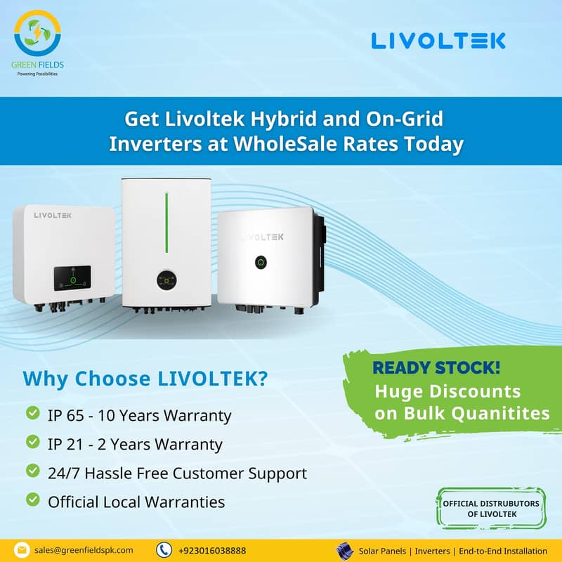 Livoltek inverters (On Grid and Hybrid) 0