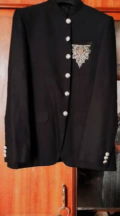 2 Piece Black Prince Coat | 2 Sets Available in Johar Town