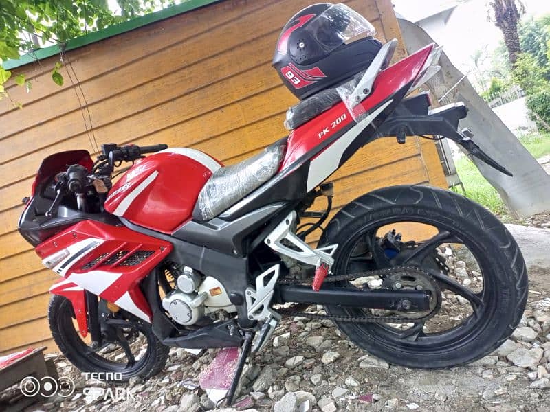 Power leo 200cc colour red original condition 4