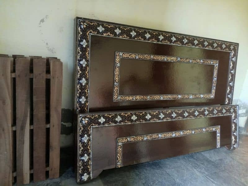 Double bed king size new candetion for sale in Lahore 2