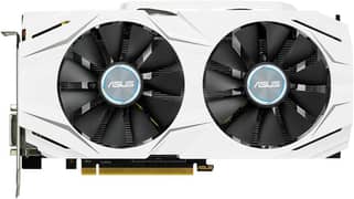 ASUS NVIDIA GeForce GTX 1070 8 GB Dual OC VR Ready White Graphics Card