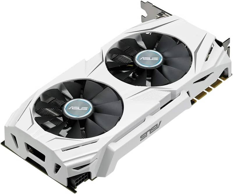 ASUS NVIDIA GeForce GTX 1070 8 GB Dual OC VR Ready White Graphics Card 2