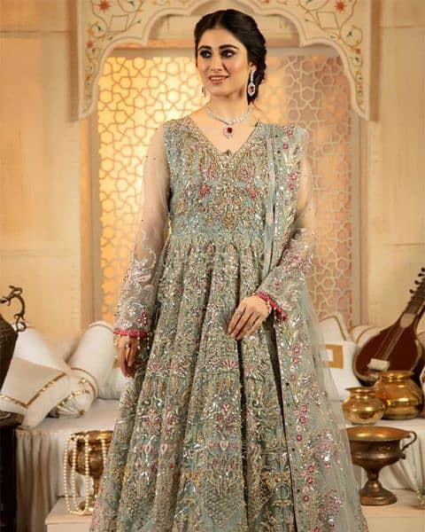 Bridal Maxi 3 piece in Medium size for Walima/ wedding dress 2