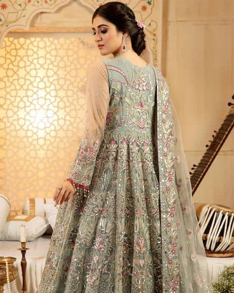 Bridal Maxi 3 piece in Medium size for Walima/ wedding dress 6