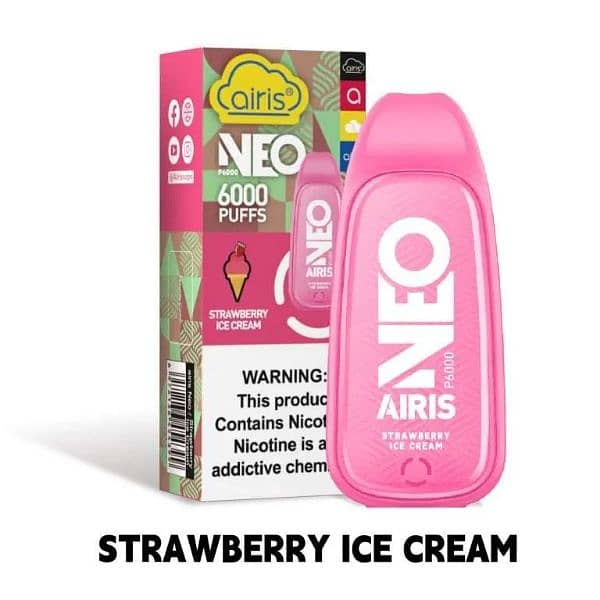 NEW Airis Neo P6000 Disposable Vape 1