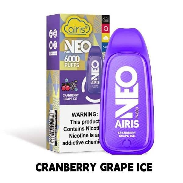 NEW Airis Neo P6000 Disposable Vape 6