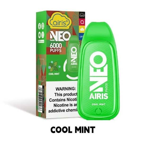 NEW Airis Neo P6000 Disposable Vape 9