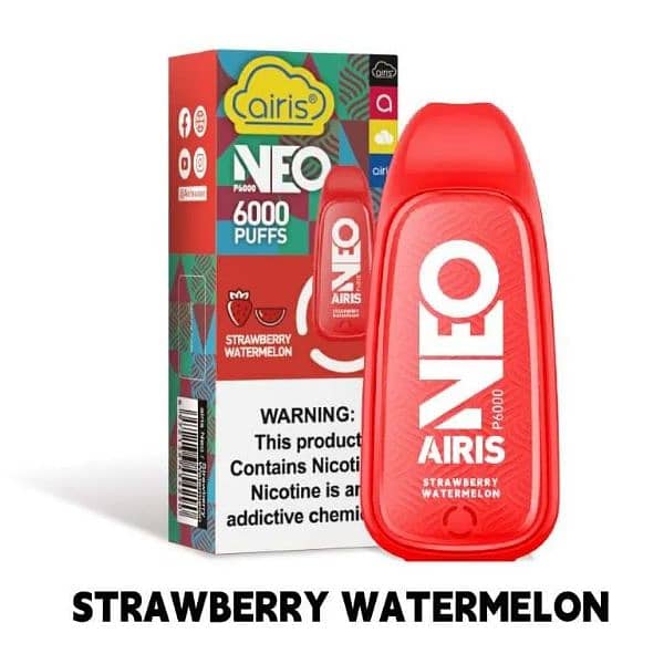 NEW Airis Neo P6000 Disposable Vape 10