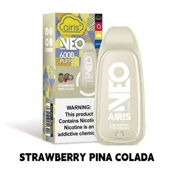 NEW Airis Neo P6000 Disposable Vape 12