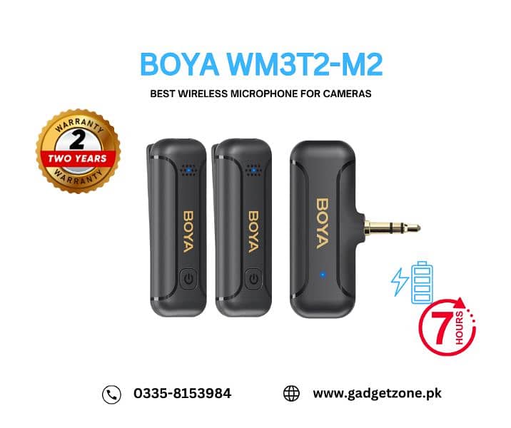 Boya wireless microphone for cameras 0