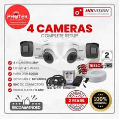 4 Camera Cctv Package with Free Installation