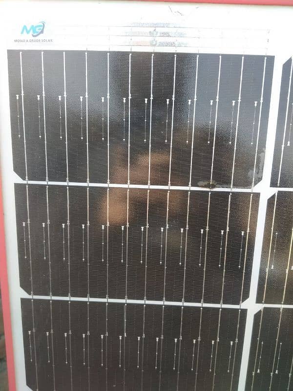 MG 180watt solar panel 5 month used warranty 1 year 1