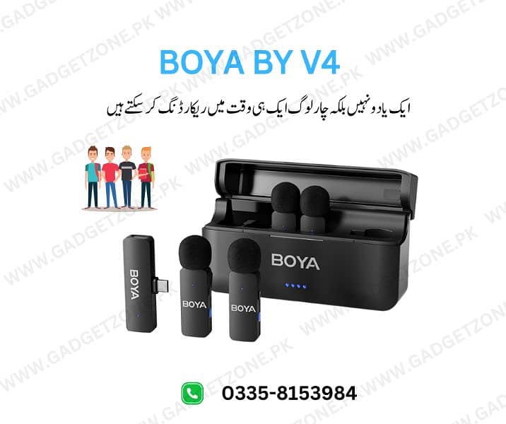 Boya Wireless Microphone For Smartphone and Camera 3