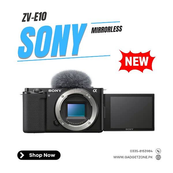 Sony E10 Mirrorless Camera 1