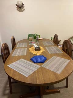 Dining table with 4 chairs