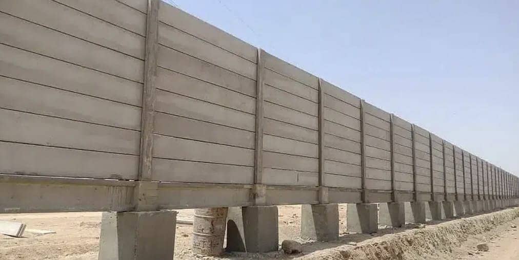 Boundary Walls|Concrete’s unique Paneling System|security solution 6