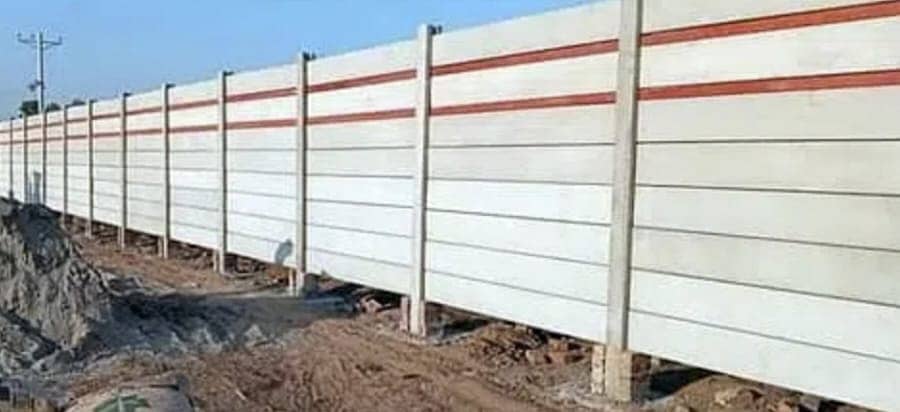 Boundary Walls|Concrete’s unique Paneling System|security solution 12