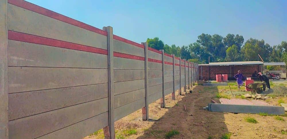 Boundary Walls|Concrete’s unique Paneling System|security solution 14