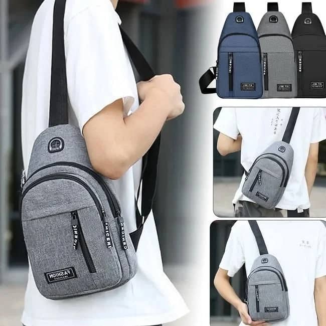 Casual Shoulder Sports Sling Bag Chest Bag Crossbody Bag 2