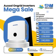 Auxsol Ongrid Inverters Mega Sale