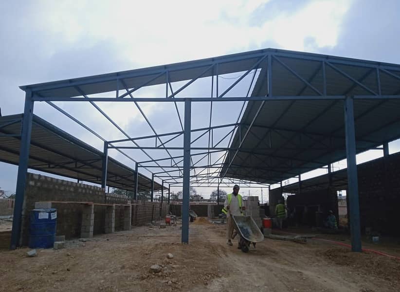 Aircraft Hangars shed Structures  Marquee Shades steel structure 6