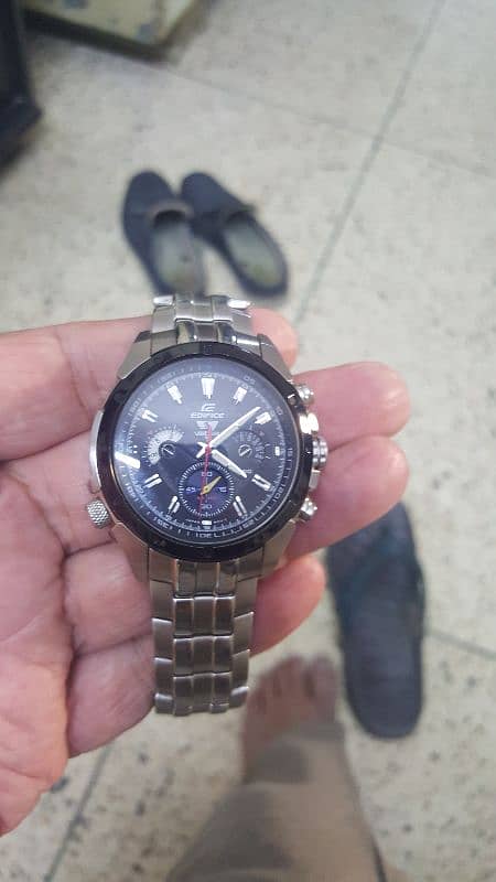 Original Casio Edifice coronograph Wrist Watch Brandnew 0