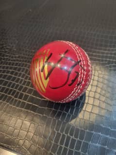 Speed Masters: Signed Cricket Ball by Hunain Shah & Hasan Ali