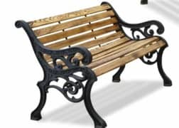 wrought iron bench | Garden Bench |Rustic iron seat |Cemetery Bench