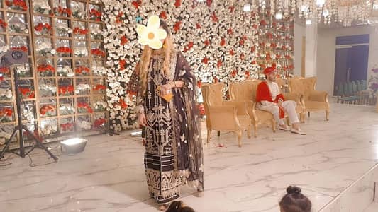 wedding dress from Eleshia ready to wear a 4 piece dress in black