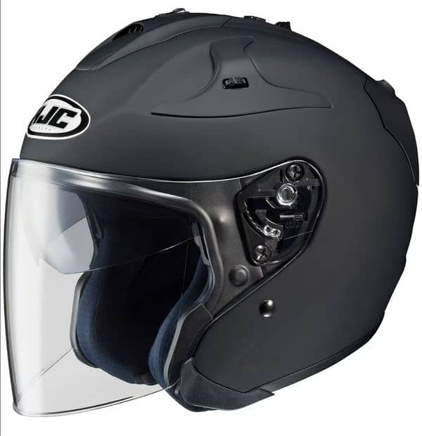 HJC I30 Matt Black Open Face Helmet (Size= Small) 0