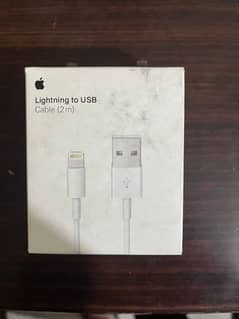 iPhone USB to Lightning 2 meter cable 100% geniune