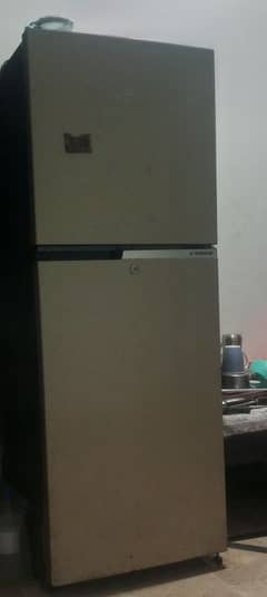 dawlance e chrome metallic gold fridge refrigerator freezer