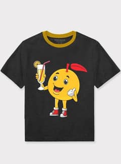 Kids Mania-Boys Cotton Jersey T-SHIRT Orange Juice