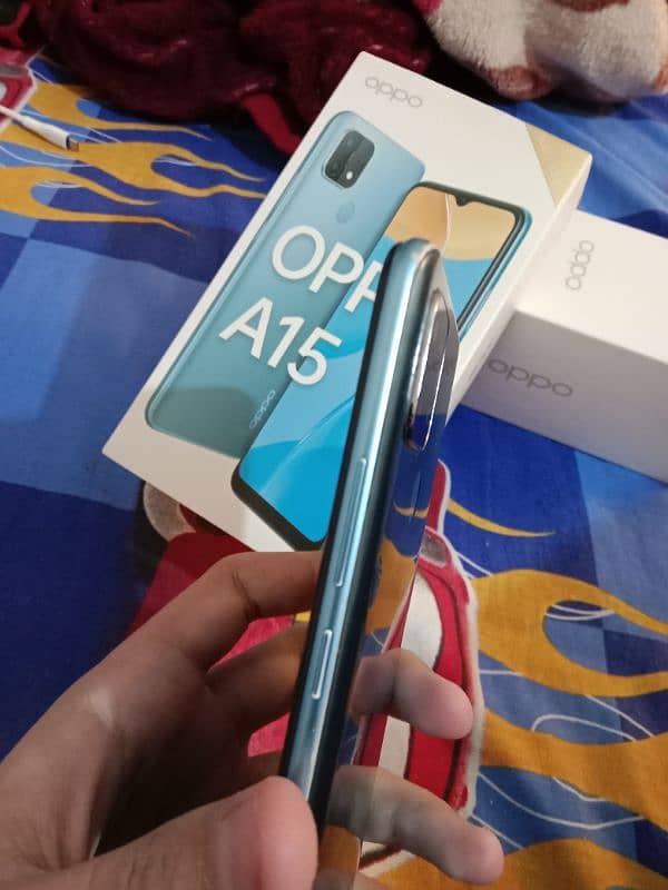 Oppo A15 finger print phone (3/32) 1