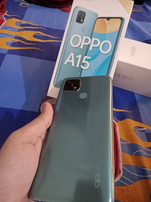 Oppo A15 finger print phone (3/32) 8